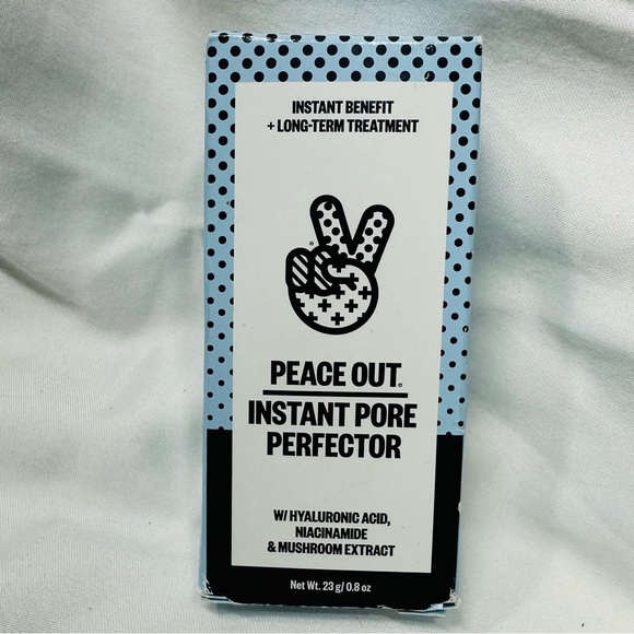 Peace Out Instant Pore Perfector 0.8 oz NIB Blurs Pores Reduce Redness Full Size - Picture 2 of 4